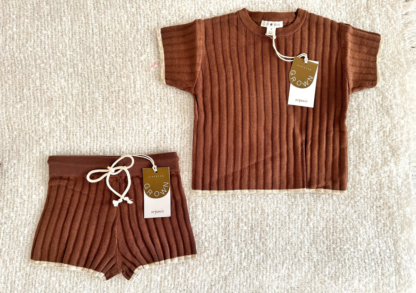 Chocolate Knitted Tee