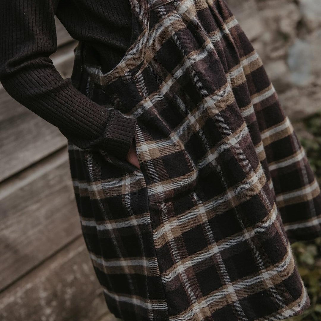 Plaid Pinafore