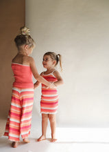 Load image into Gallery viewer, Pink Stripes Ribbed Knit Pants
