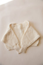 Load image into Gallery viewer, Cream Scoop Back Sweater
