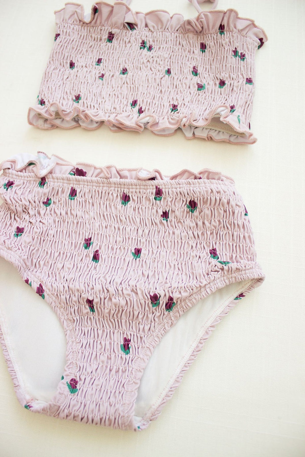 Tulips Smocked Bikini