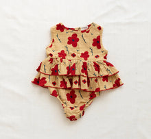 Load image into Gallery viewer, Ruffle Onesie Magnolia
