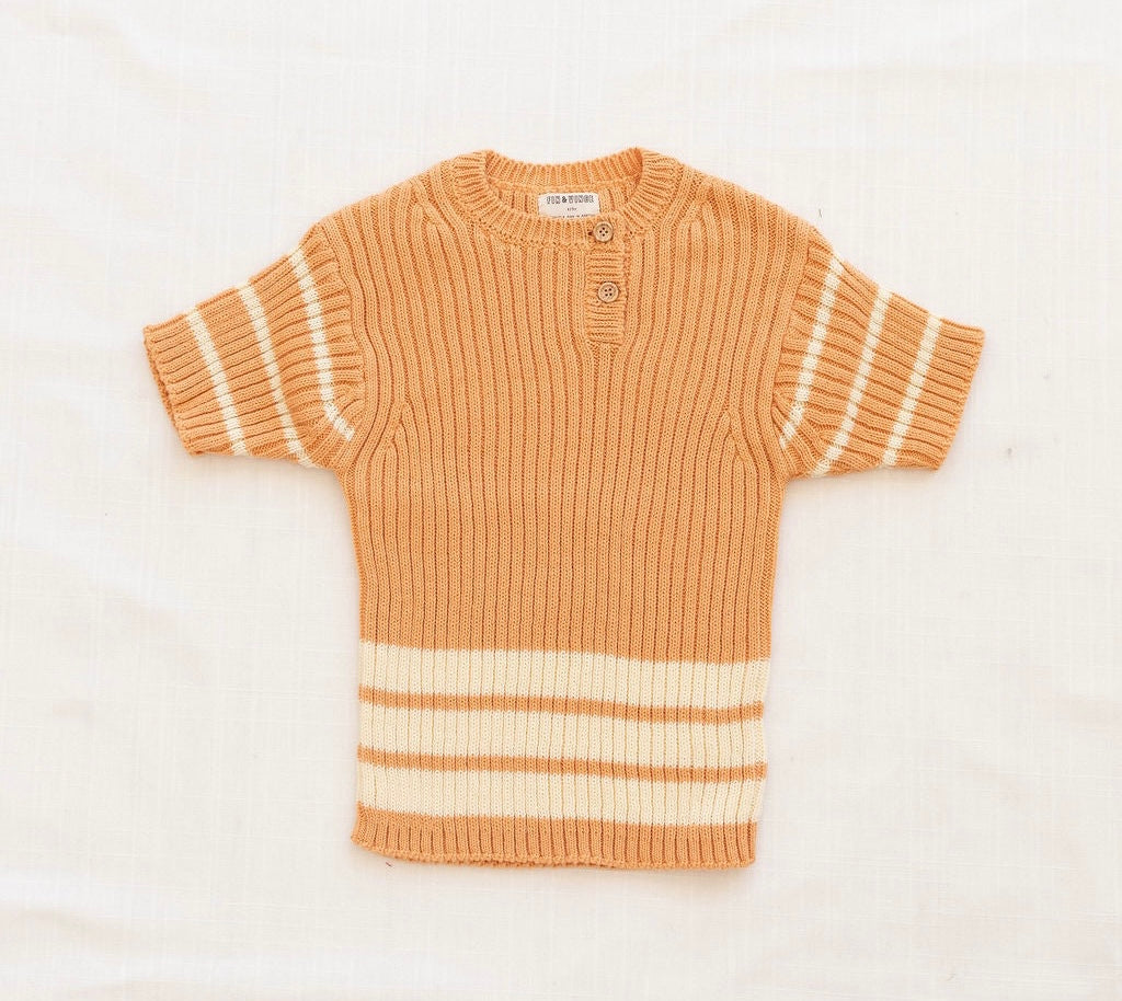 Heritage Knit Top Golden Earth