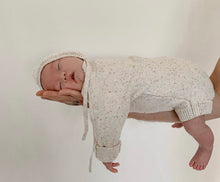 Load image into Gallery viewer, Oatmeal Fleck Heirloom Romper
