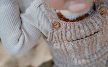 Load image into Gallery viewer, Ecru Chunky Rib Romper
