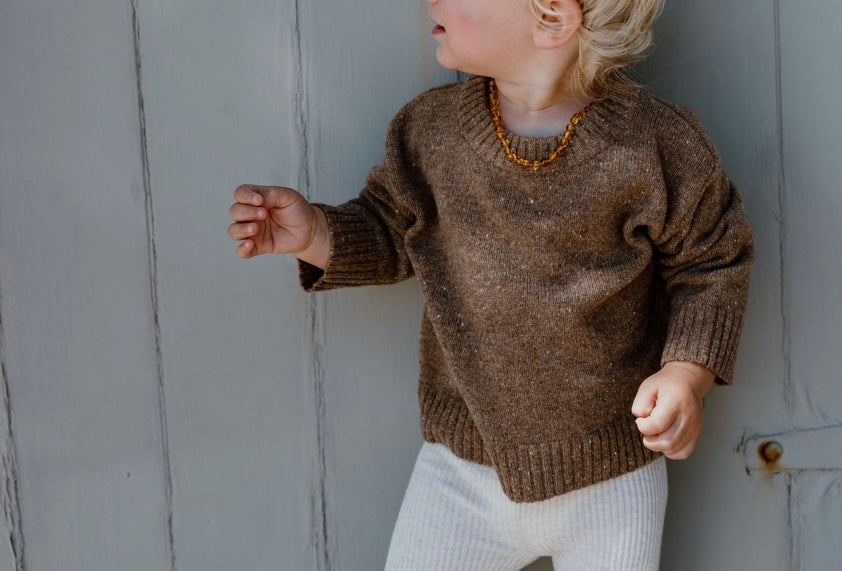 Speckled Merino Pull Over