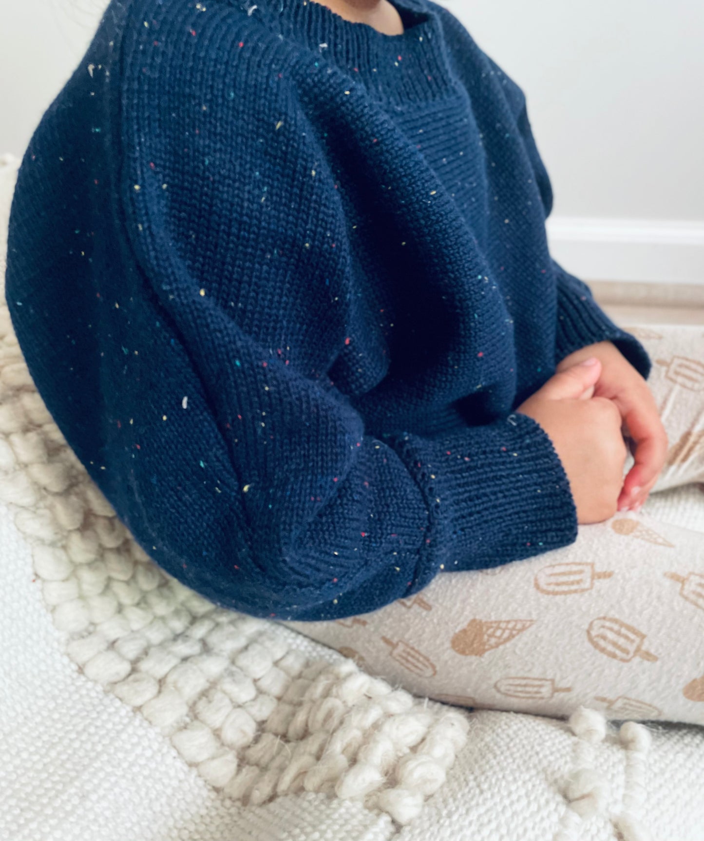 Navy Sprinkles Revie Jumper