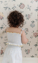 Load image into Gallery viewer, Smocked Culottes Daisy Fields
