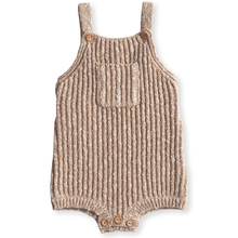 Load image into Gallery viewer, Ecru Chunky Rib Romper
