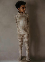 Load image into Gallery viewer, Caramel Gingham Turtleneck
