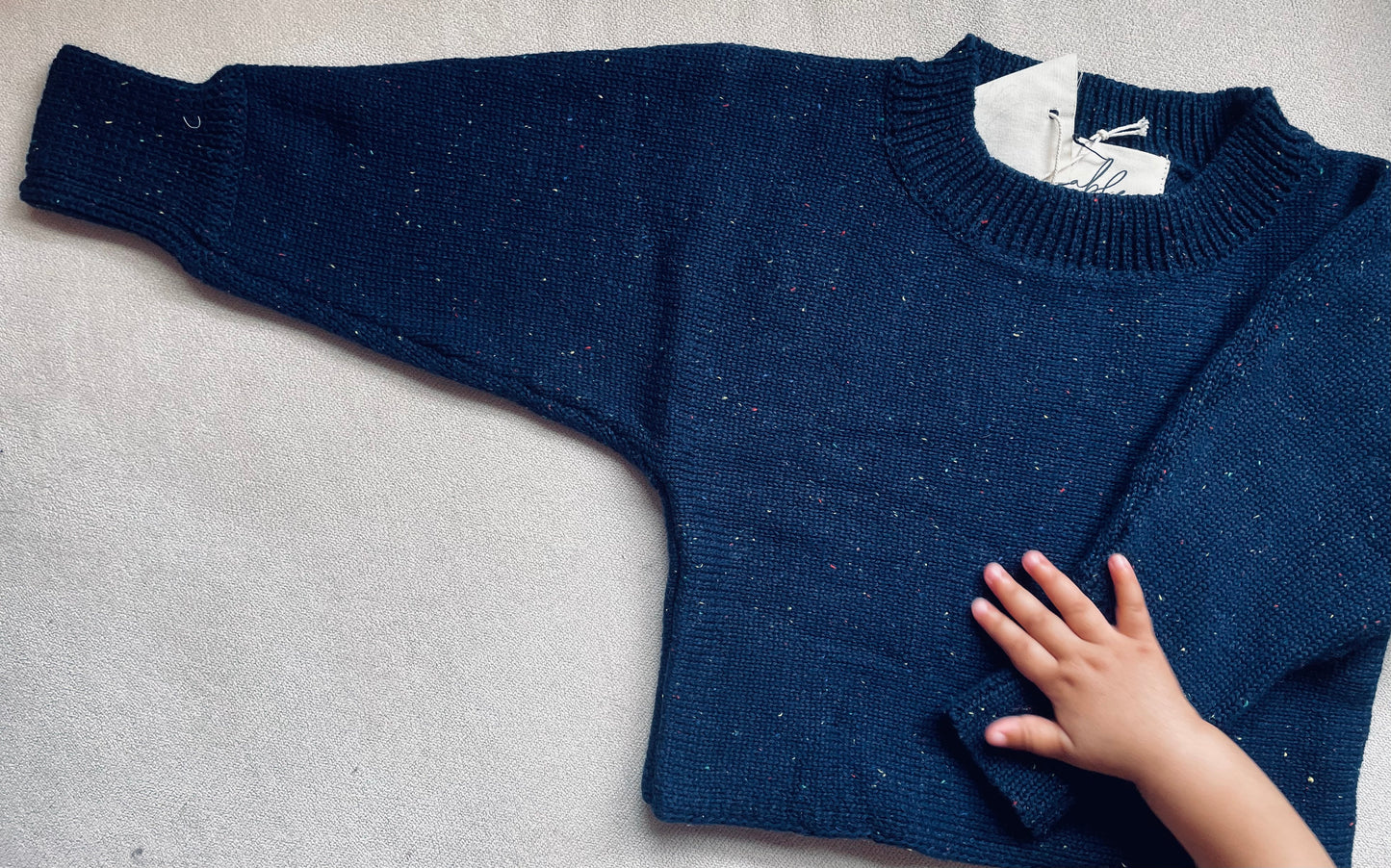 Navy Sprinkles Revie Jumper