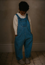 Load image into Gallery viewer, Oversized Denim Dungarees
