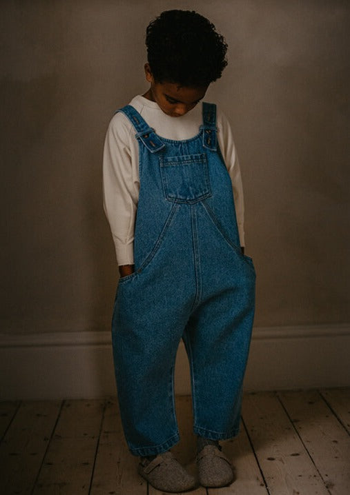 Oversized Denim Dungarees