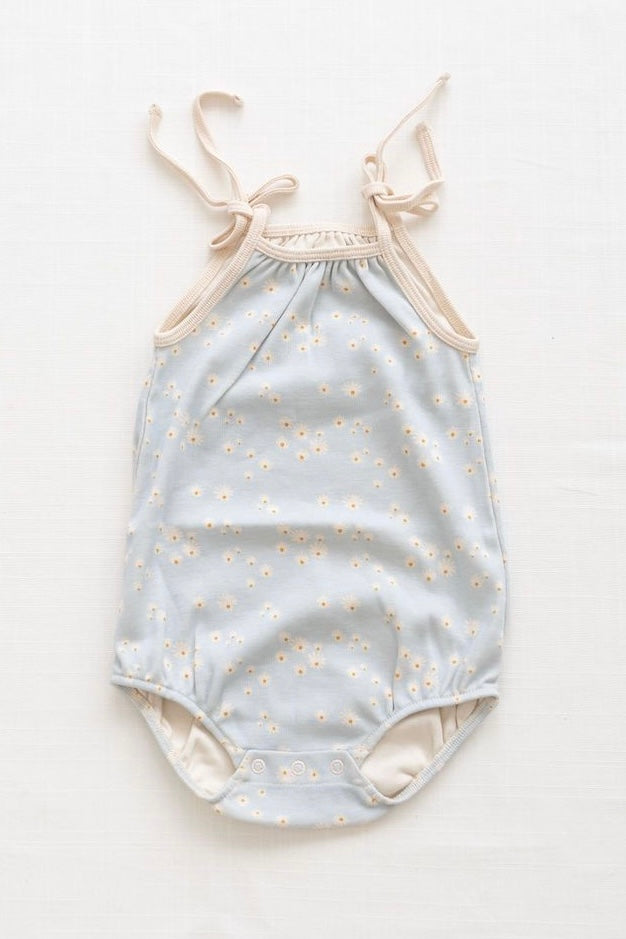 Daisy Fields Bubble Tie Onesie