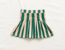 Load image into Gallery viewer, Watermelon Stripe Pleated Skirt
