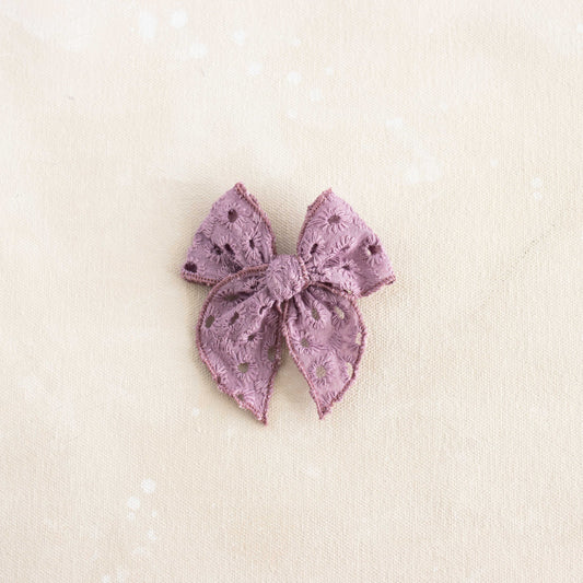 Mini Fleur Orchid Bow