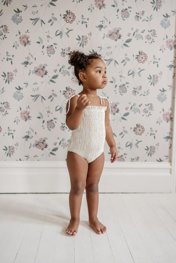 Smocked Swimsuit Sunray