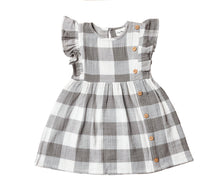 Load image into Gallery viewer, Silver Check Dress
