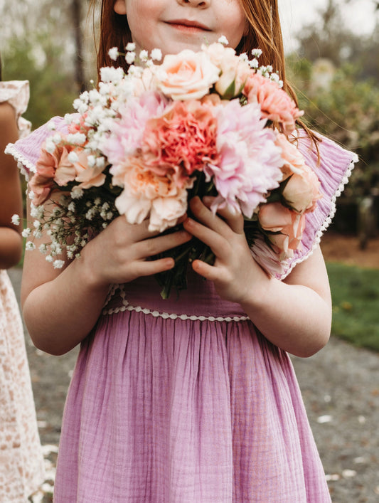 Lilac Flutter Dress