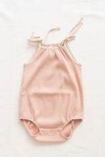 Load image into Gallery viewer, Peach Bubble Tie Onesie
