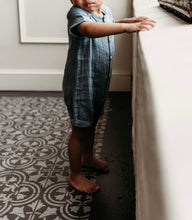 Load image into Gallery viewer, Muted Teal Button Romper
