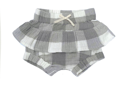 Silver Check Skirted Bloomers