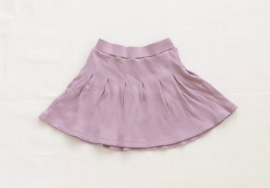 Lilac Pleated Skirt