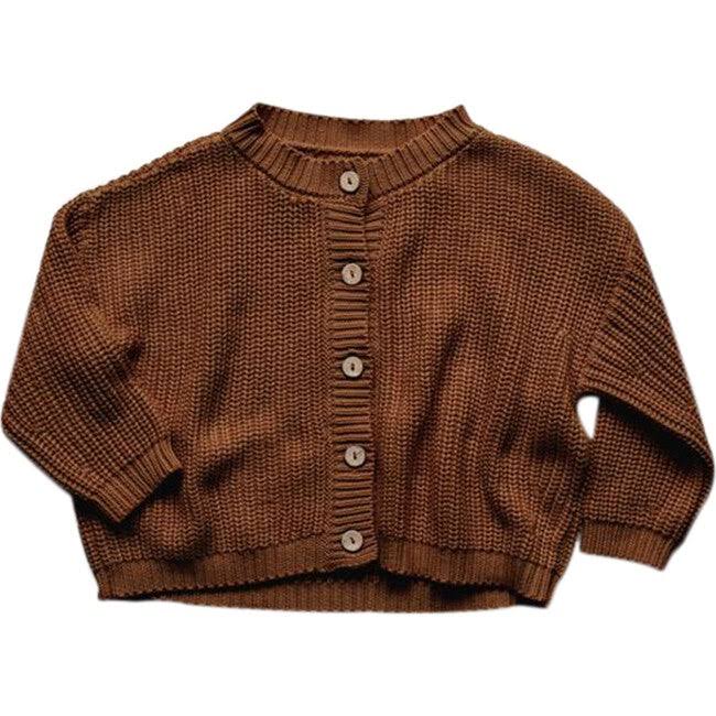 Rust Chunky Cardigan