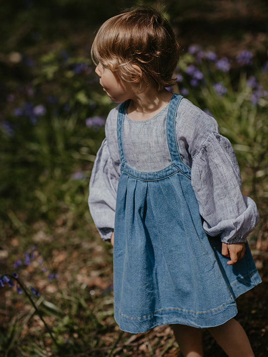 Oversized Denim Pinafore