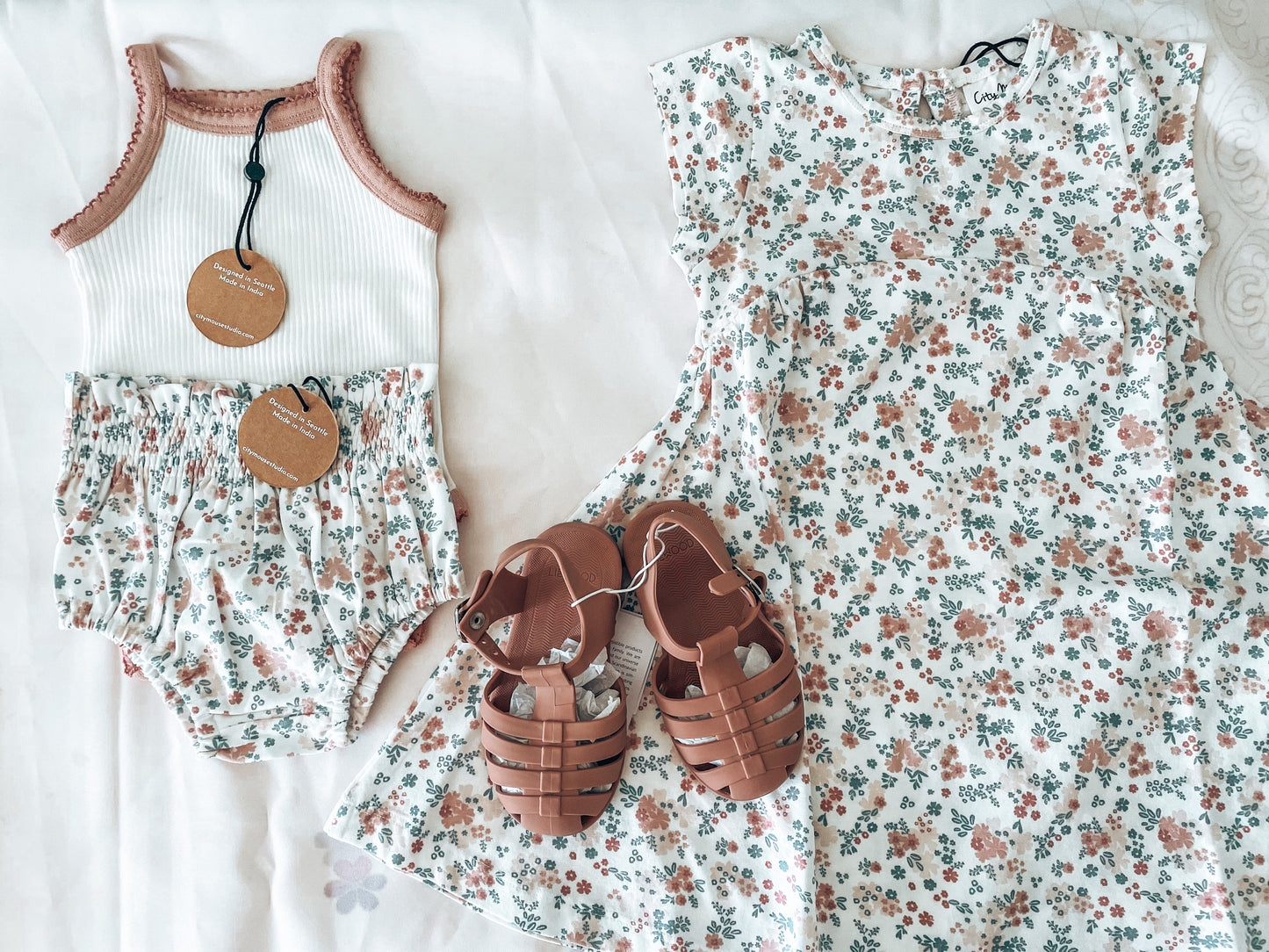 Soft Rose Tank Bodysuit