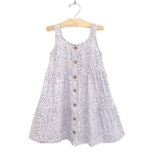 Violet Fairies Tiered Dress