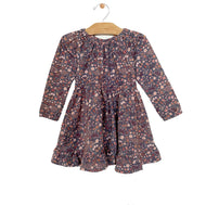 Gathered Floral Dress