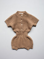 Caramel Etta Playsuit