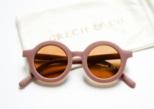 Burlwood Round Sunglasses