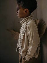 Load image into Gallery viewer, Caramel Gingham Turtleneck
