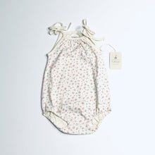 Load image into Gallery viewer, Vintage Floral Bubble Tie Onesie
