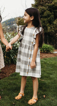 Load image into Gallery viewer, Silver Check Dress
