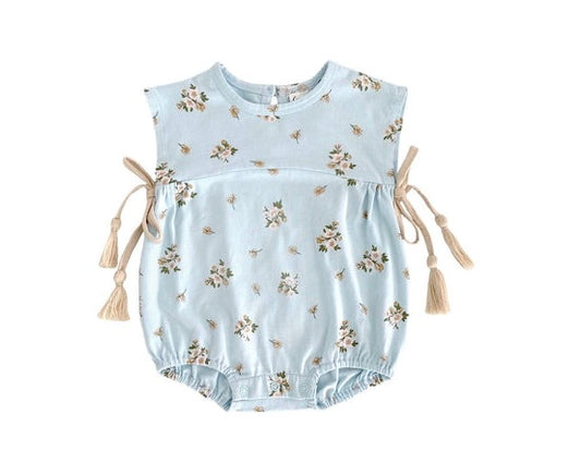 Glacier Floral Romper