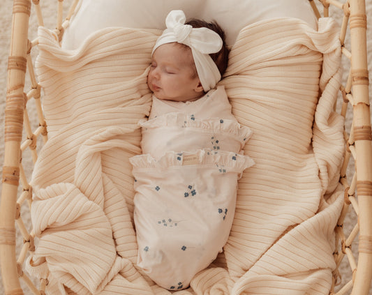 Blu Bamboo Swaddle