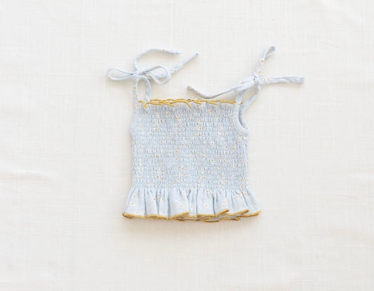 Smocked Crop Blouse Daisy Fields