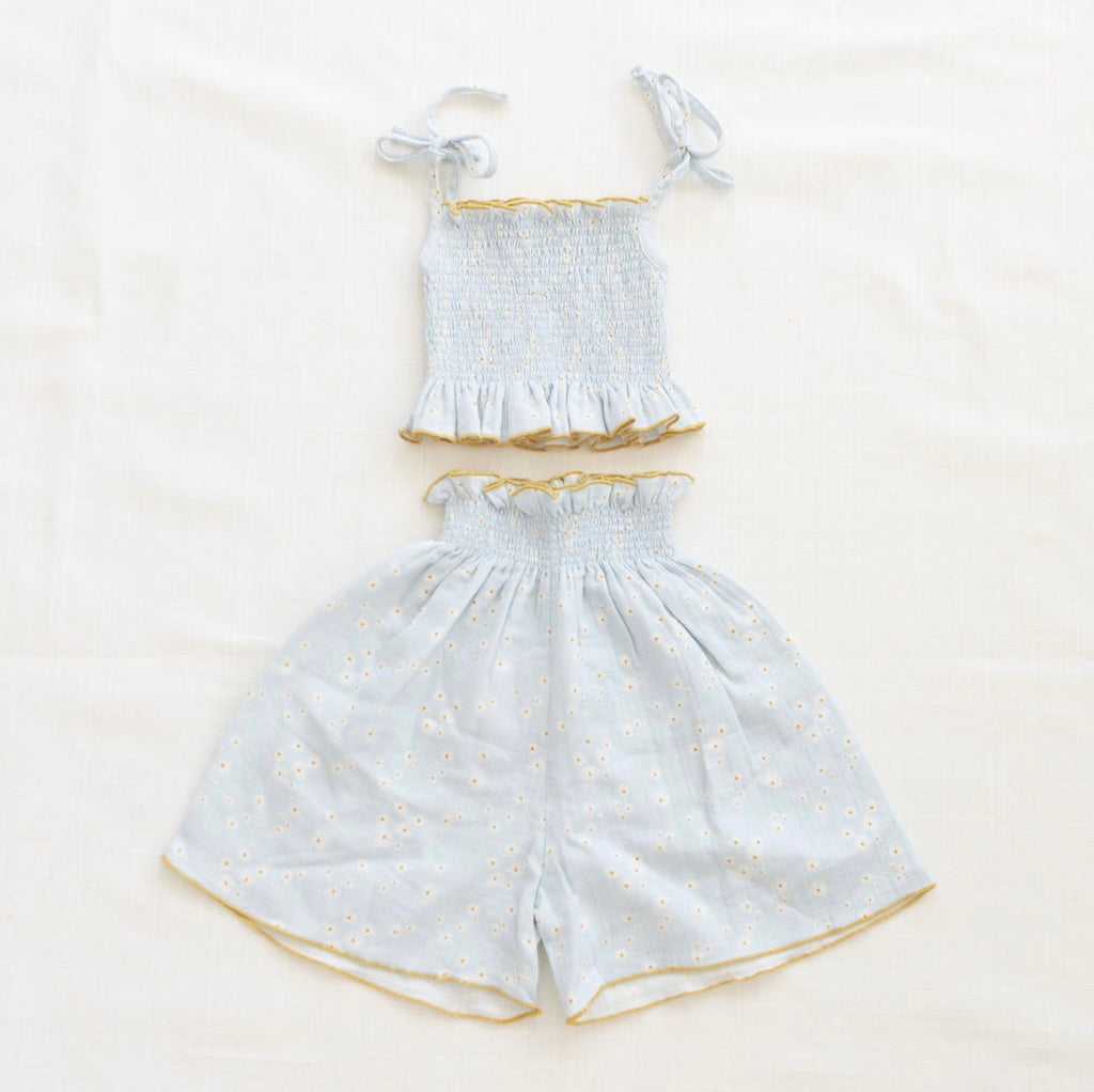 Smocked Culottes Daisy Fields