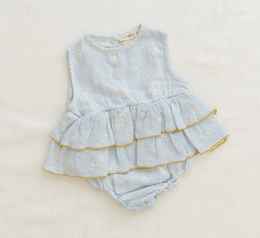 Ruffle Onesie Daisy Fields