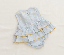 Load image into Gallery viewer, Ruffle Onesie Daisy Fields
