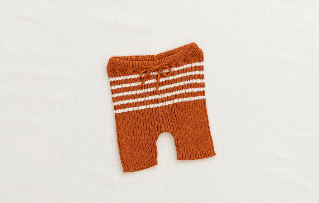 Heritage Knit Shorts Ginger