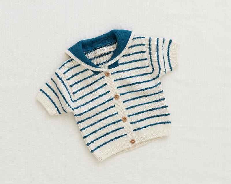 Sailor Cardigan Ocean